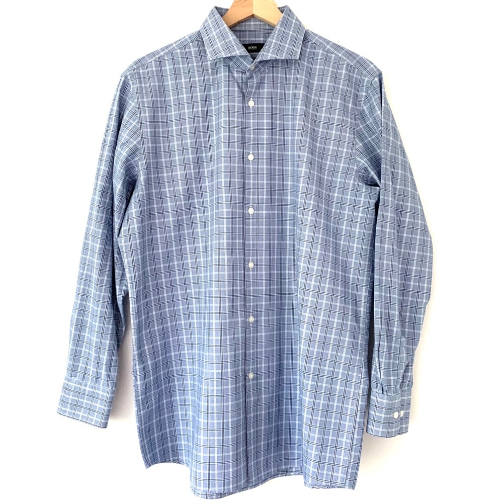 Hugo Boss Checkered Button Down - Picture 2 of 3